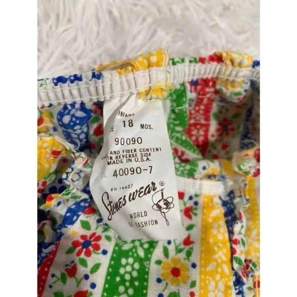 Vintage Stones Wear Baby Ruffle Romper Infant 18months - Picture 4 of 6